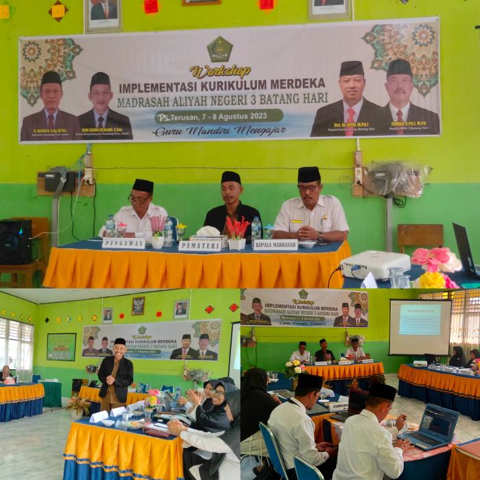 'MAN 3 Batang Hari Adakan Workshop Implementasi Kurikulum Merdeka 