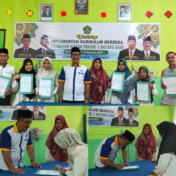 'Penandatanganan Pakta Integritas Tenaga Pendidik ASN-PPPK MAN 3 Batang Hari'