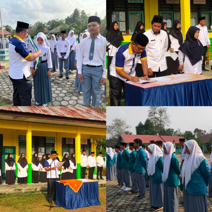 'Pelantikan Pengurus OSIM MAN 3 Batang Hari Masa Bakti 2023-2024' 'Pelantikan Pengurus OSIM MAN 3 Batang Hari Masa Bakti 2023-2024'