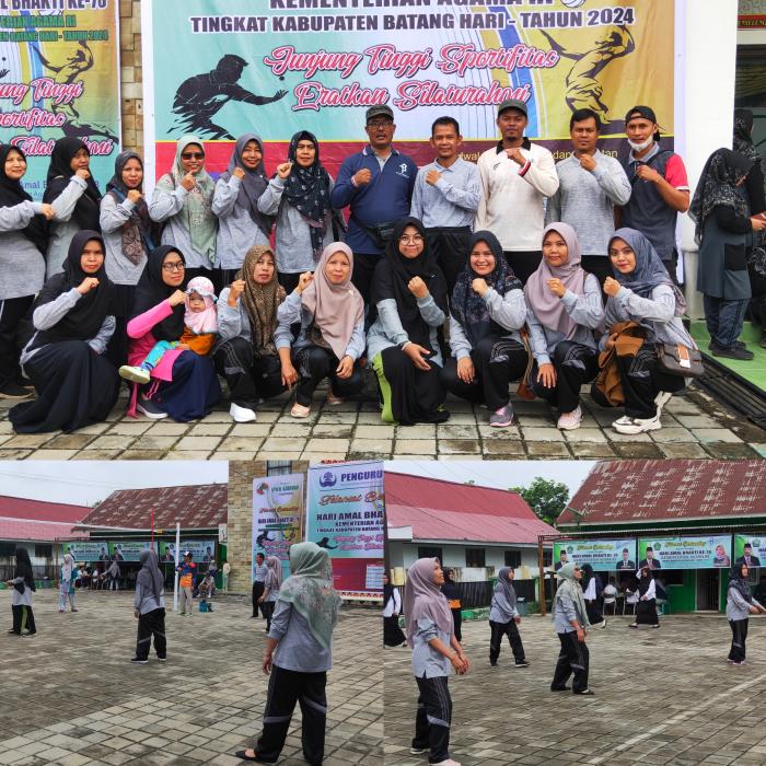 'Meriahkan HAB Ke-78 Kementerian Agama, MAN 3 Batang Hari Ikuti Berbagai Perlombaan'