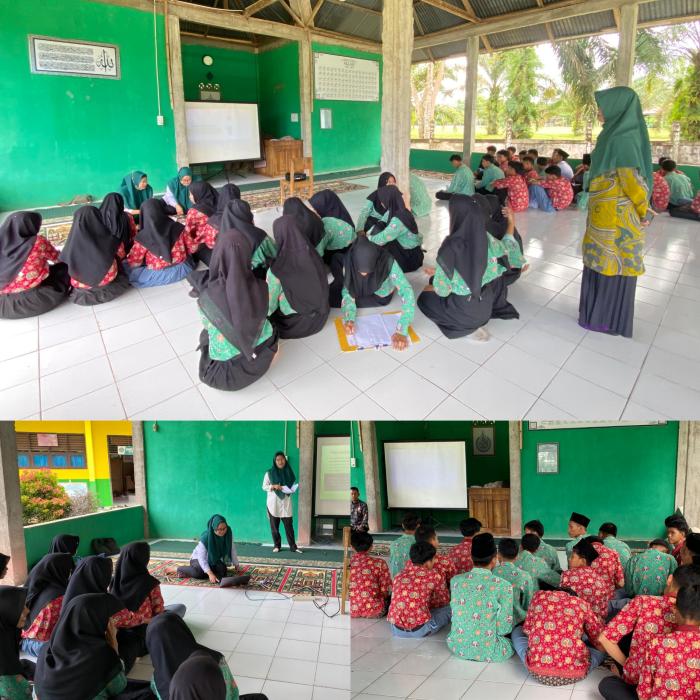 â€˜Peserta Didik MAN 3 Batang Hari ikuti Penyuluhan Kespro dari Puskesmas Pasar Terusanâ€™