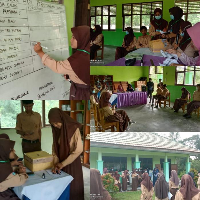 'Pelaksanakan Pemilihan Ketua dan Wakil Ketua OSIS MAN 3 Batanghari Layaknya Pemilu'