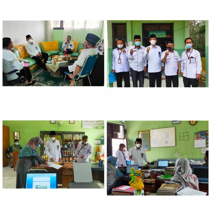 'Monitoring Kabid Pendidikan Madrasah Kanwil Kemenag Jambi Pasca Libur Lebaran 1442H'