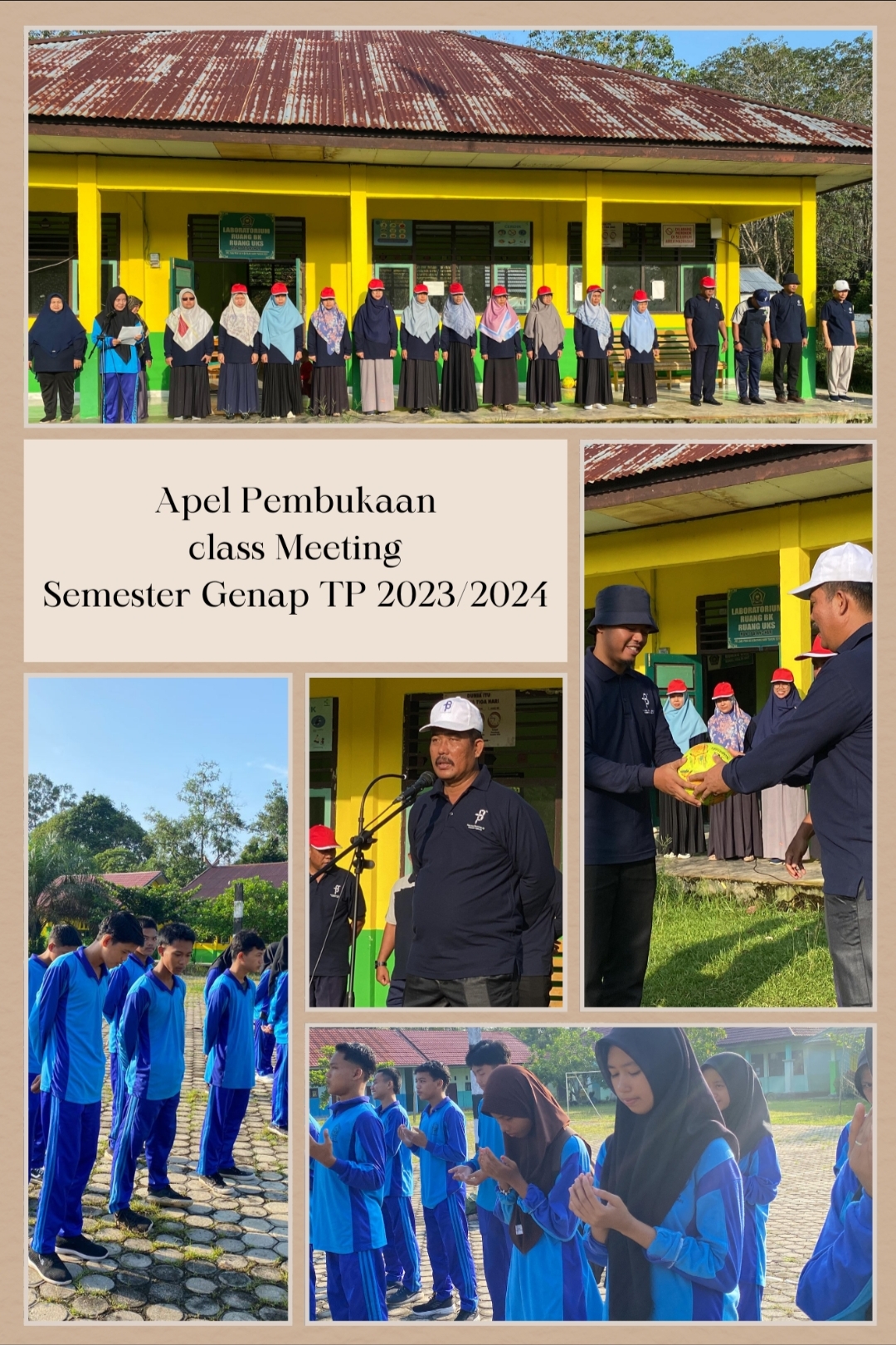 'Usai Pelaksanaan ASAS, MAN 3 Batang Hari Gelar Apel Pembukaan Class Meeting Semester Genap Tahun Pelajaran 2023/2024'