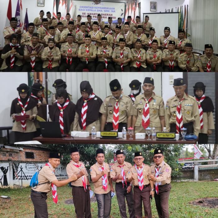 'Kepala MAN 3 Batang Hari Ikuti Kegiatan Orientasi Kepramukaan Kwartir Daerah Gerakan Pramuka Jambi'