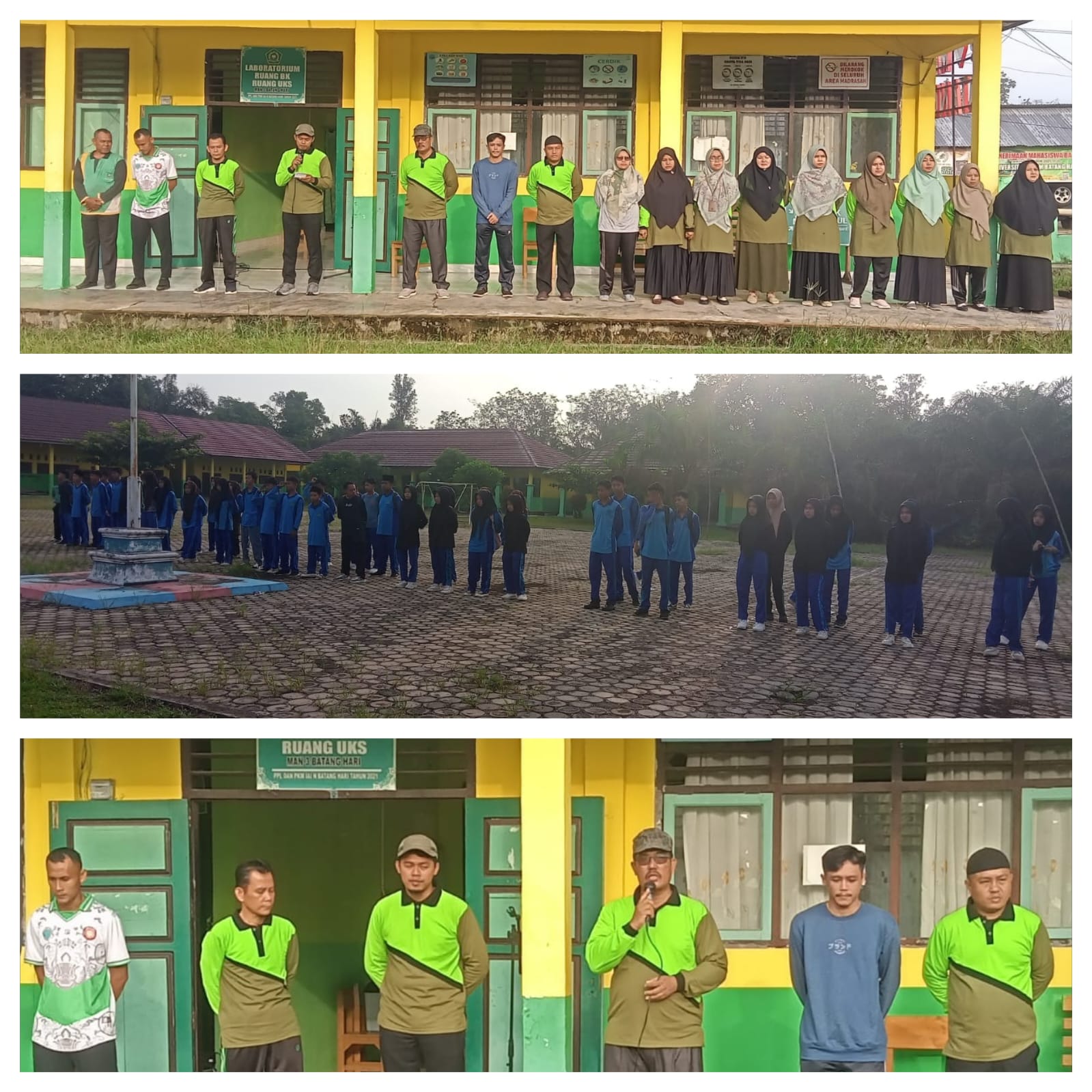 MAN 3 Batang Hari Gelar Apel Pembukaan Classmeeting Semester Genap Tahun Ajaran 2024/2025