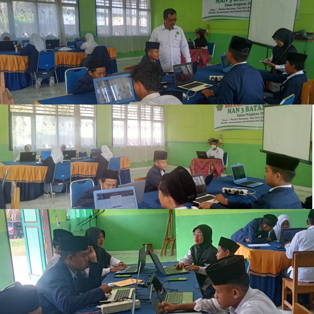 Siswa MAN 3 Batanghari Ikuti Gladi Bersih ANBK sebagai Persiapan Pelaksanaan ANBK