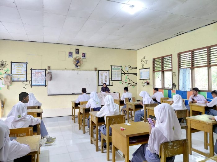 Hari Pertama ASAS Genap  Berbasis Android di MAN 3 Batang Hari Berjalan Lancar