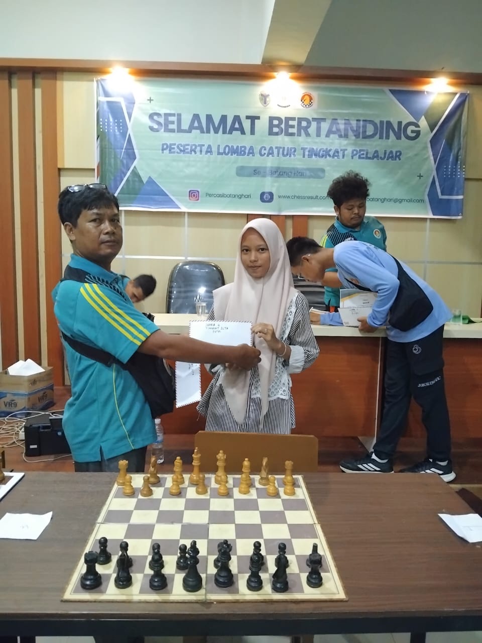 Naila Fika Amani Raih Juara 4 Turnamen Catur Antar Pelajar Se-Kabupaten Batang Hari