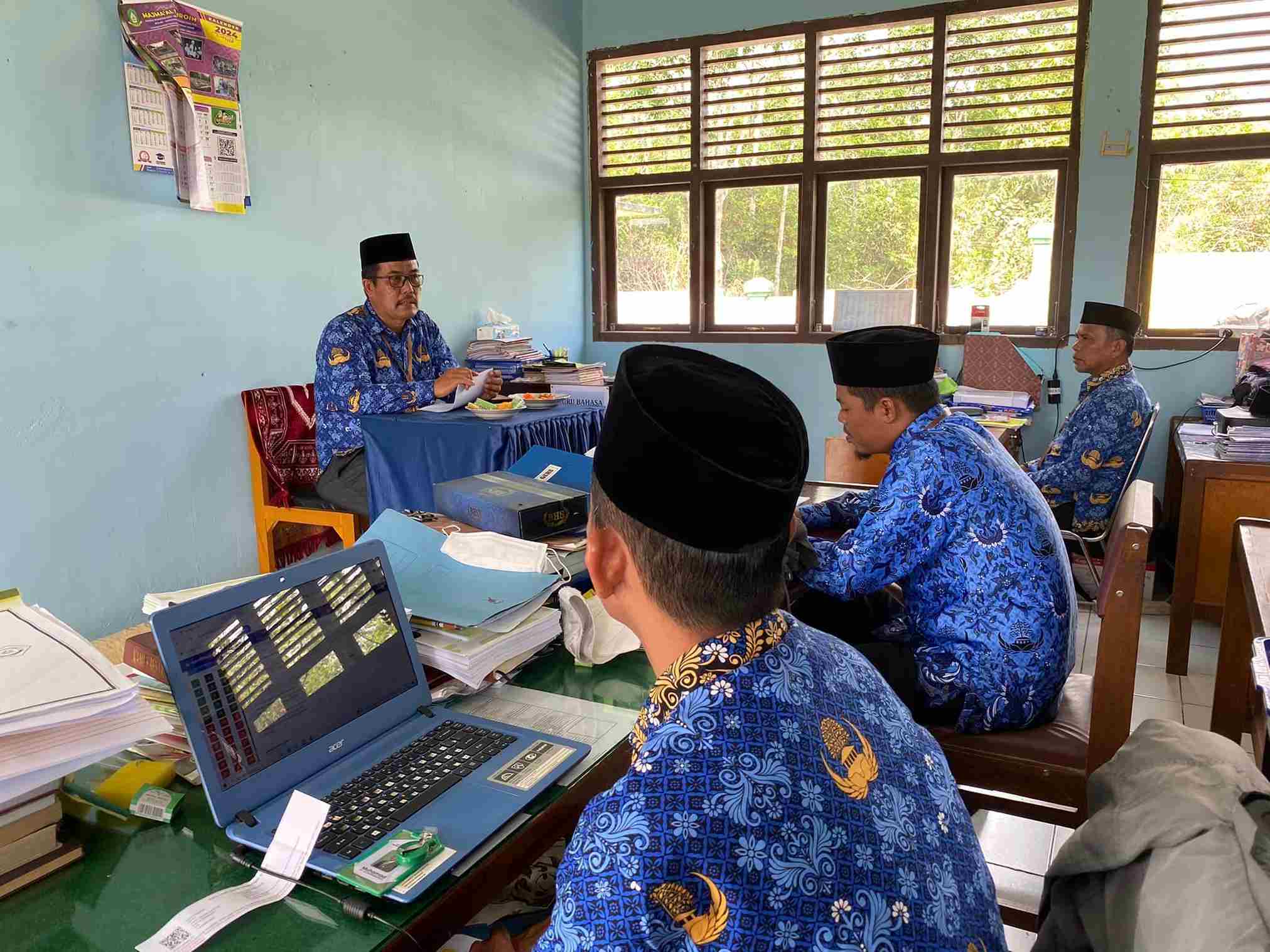 Kamad Pimpin Rapat Koordinasi Persiapan Kegiatan Keagamaan, P5-PPRA dan HAB Ke-79 Kementerian Agama