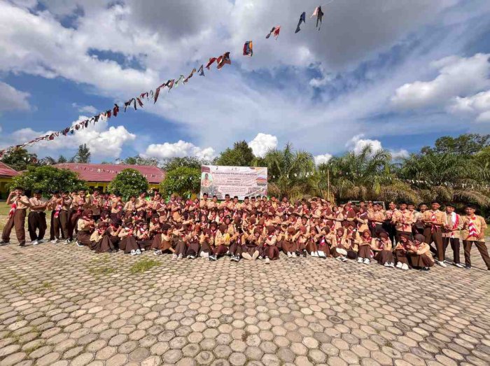 Semangat Kebersamaan Warnai Kemah Pramuka Keluarga Besar MAN 3 Batang Hari