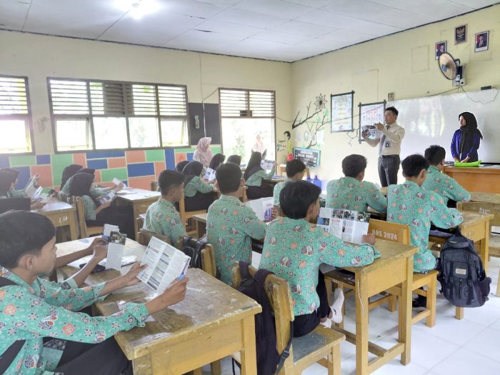 Sinergi Pendidikan, MAN 3 Batang Hari Terima Tamu Sosialisasi IPI - LEPPINDO