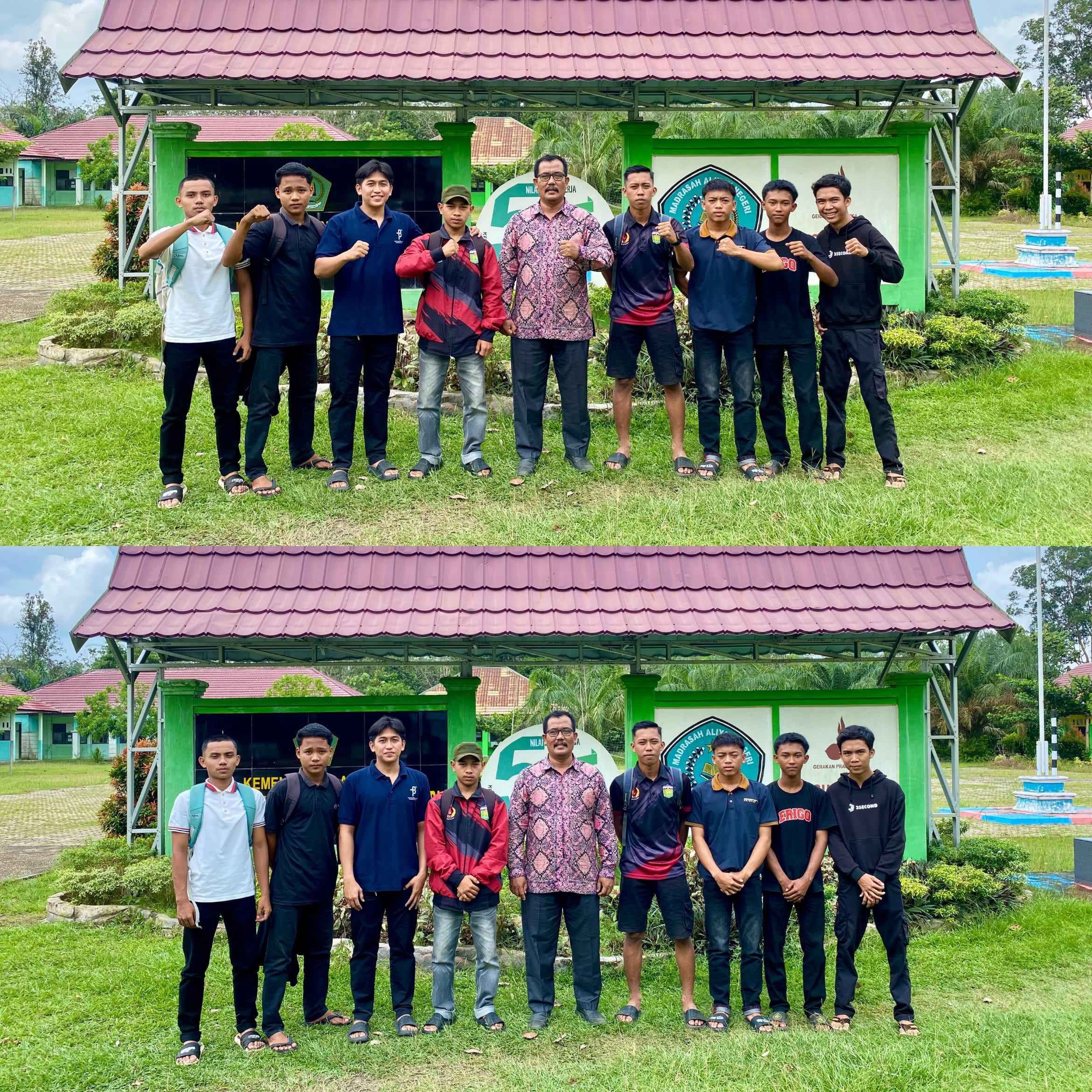 'Lepas Tim Futsal, Kepala MAN 3 Batang Hari Pinta Peserta Didik Bertanding dengan Sportif'