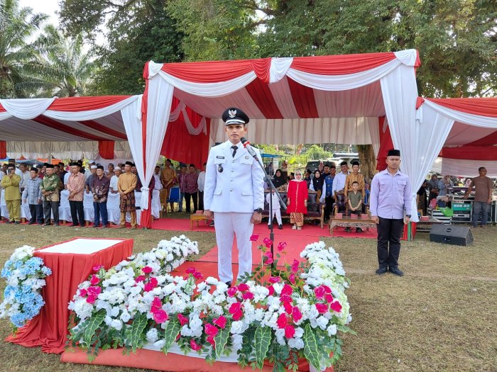 Semarak HUT ke-81 RI, MAN 3 Batang Hari Ikuti Upacara Kemerdekaan di Lapangan Kabalen