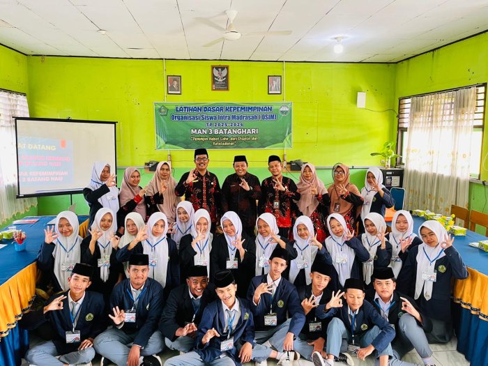 Wujudkan Generasi Pemimpin, MAN 3 Batang Hari Laksanakan LDK OSIM