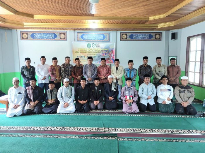 Meriahkan HAB Kemenag, Murid MAN 3 Batang Hari Ikuti Lomba Khutbah di Kankemenag.
