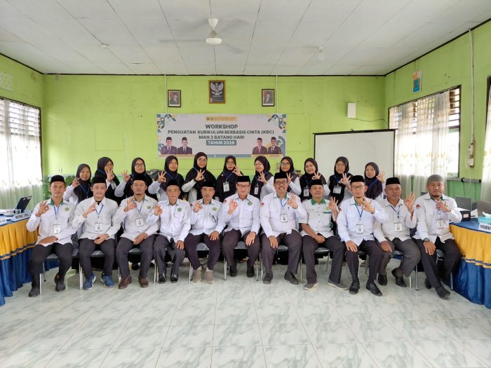 Tingkatkan Kompetensi Guru MAN 3 Batang Hari gelar Workshop Penguatan Kurikulum Berbasis Cinta Tahun 2026