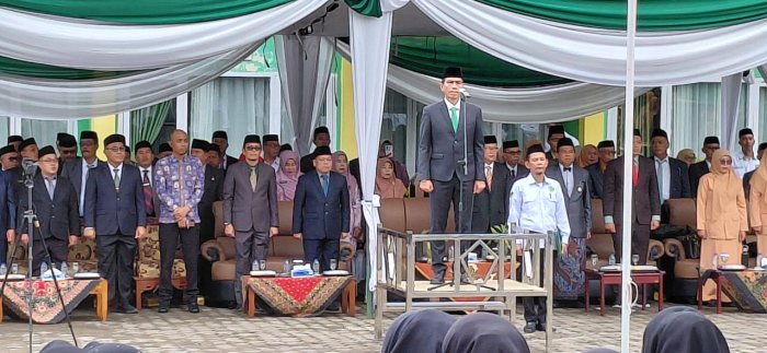 MAN 3 Batang Hari Semarakkan Upacara Peringatan Hari Amal Bakti Ke-80 Kementerian Agama