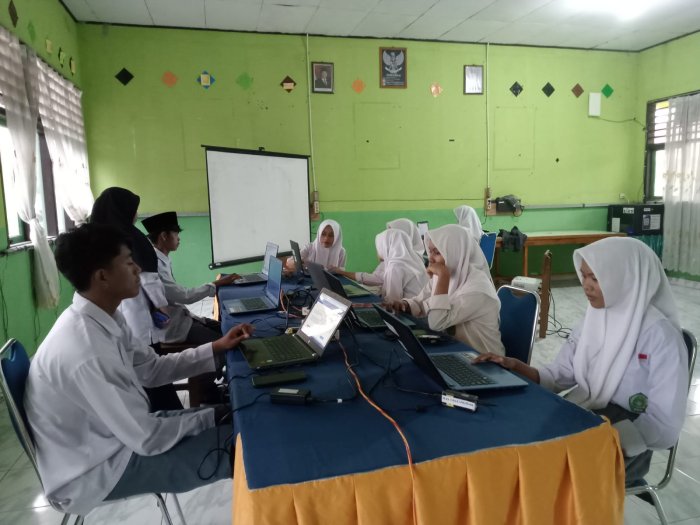 MAN 3 Batang Hari Laksanakan Uji Coba Tes Kemampuan Akademik (TKA) untuk Siswa Kelas XII