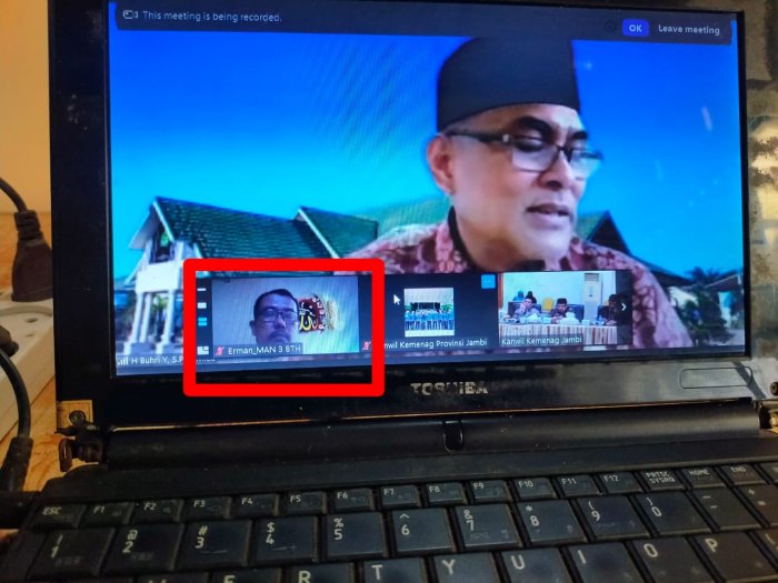 Tingkatkan  Akuntabilitas, Kepala MAN 3 Batang Hari Ikuti Evaluasi Kinerja Akhir Tahun 2025